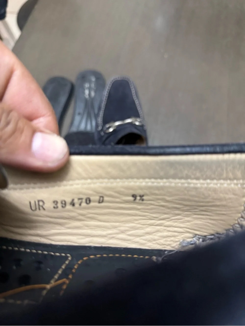 Salvatore Ferragamo Navy Suede Bit Loafers